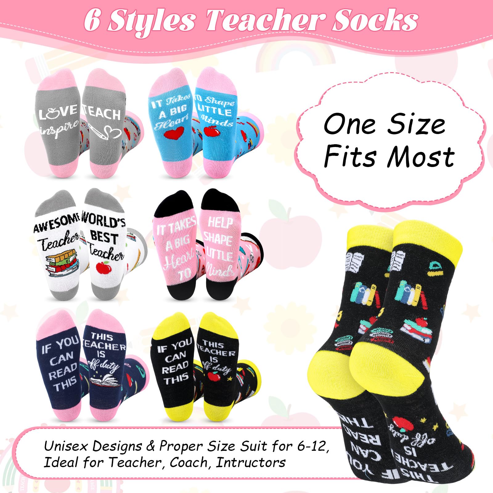 Domensi one-size-fits-most socks for versatile wear