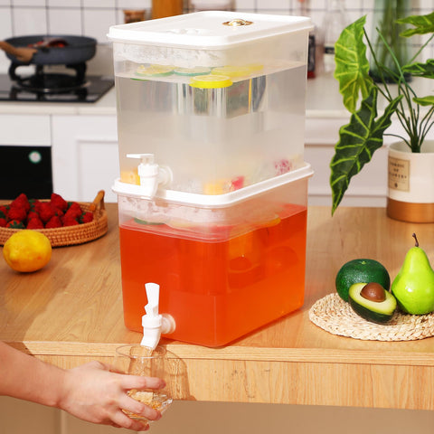 Domensi two-pack beverage dispenser kit for convenient gatherings