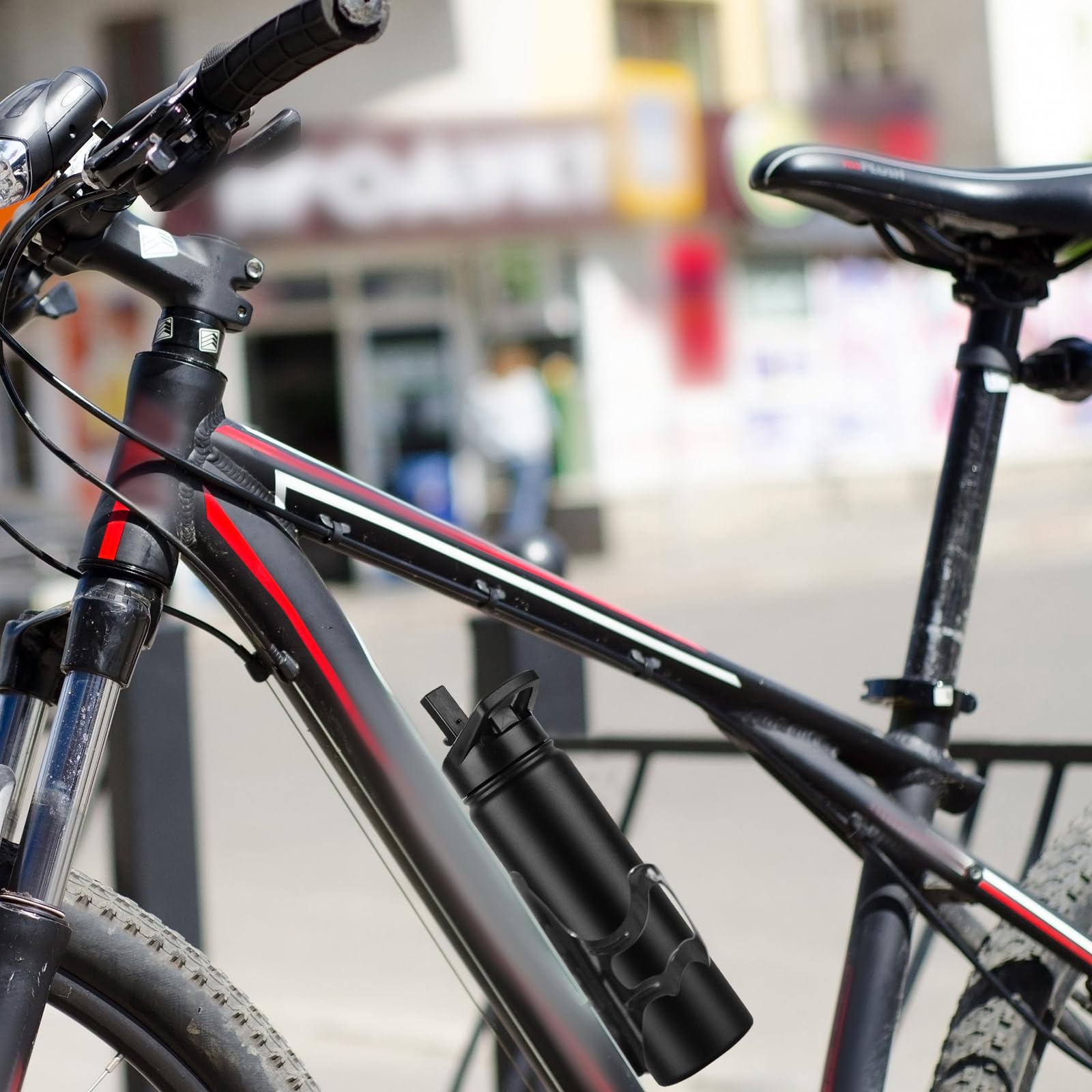 DOMICARE bottle fits most cup holders for easy portability