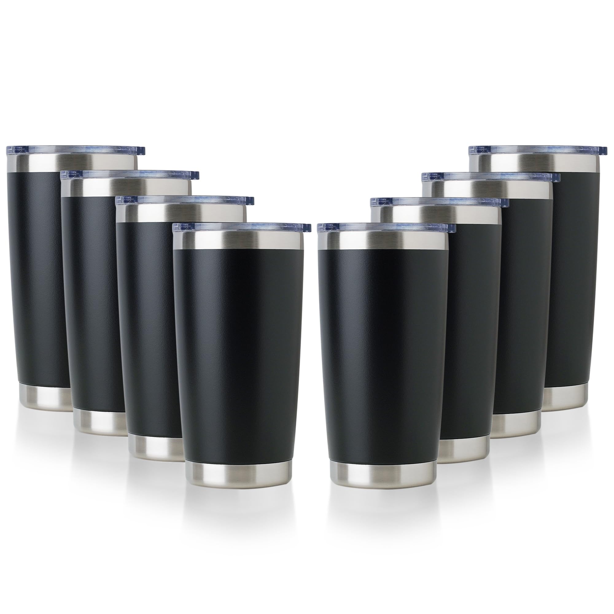 DOMICARE bulk 20oz tumbler with lid, ideal for group orders and travel