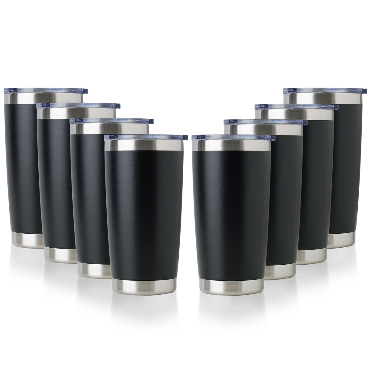 DOMICARE bulk 20oz tumbler with lid, ideal for group orders and travel
