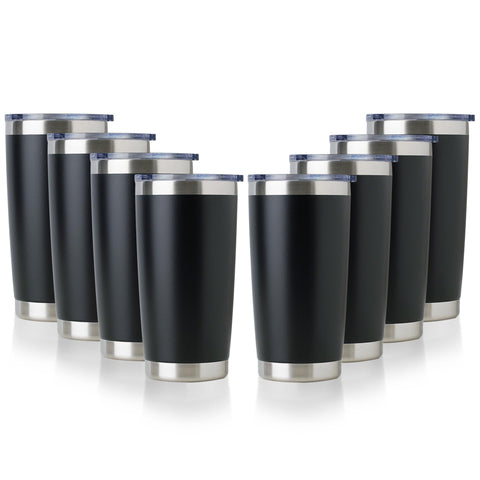 DOMICARE bulk 20oz tumbler with lid, ideal for group orders and travel