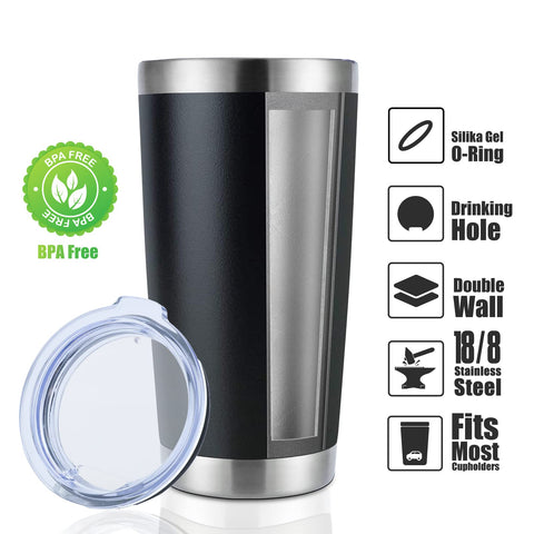 DOMICARE double-wall vacuum insulation preserves hot and cold drinks