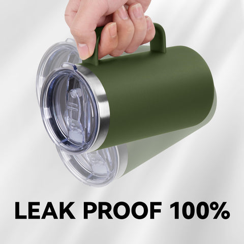 DOMICARE leak-proof slide lid shown for travel and commuting reliability
