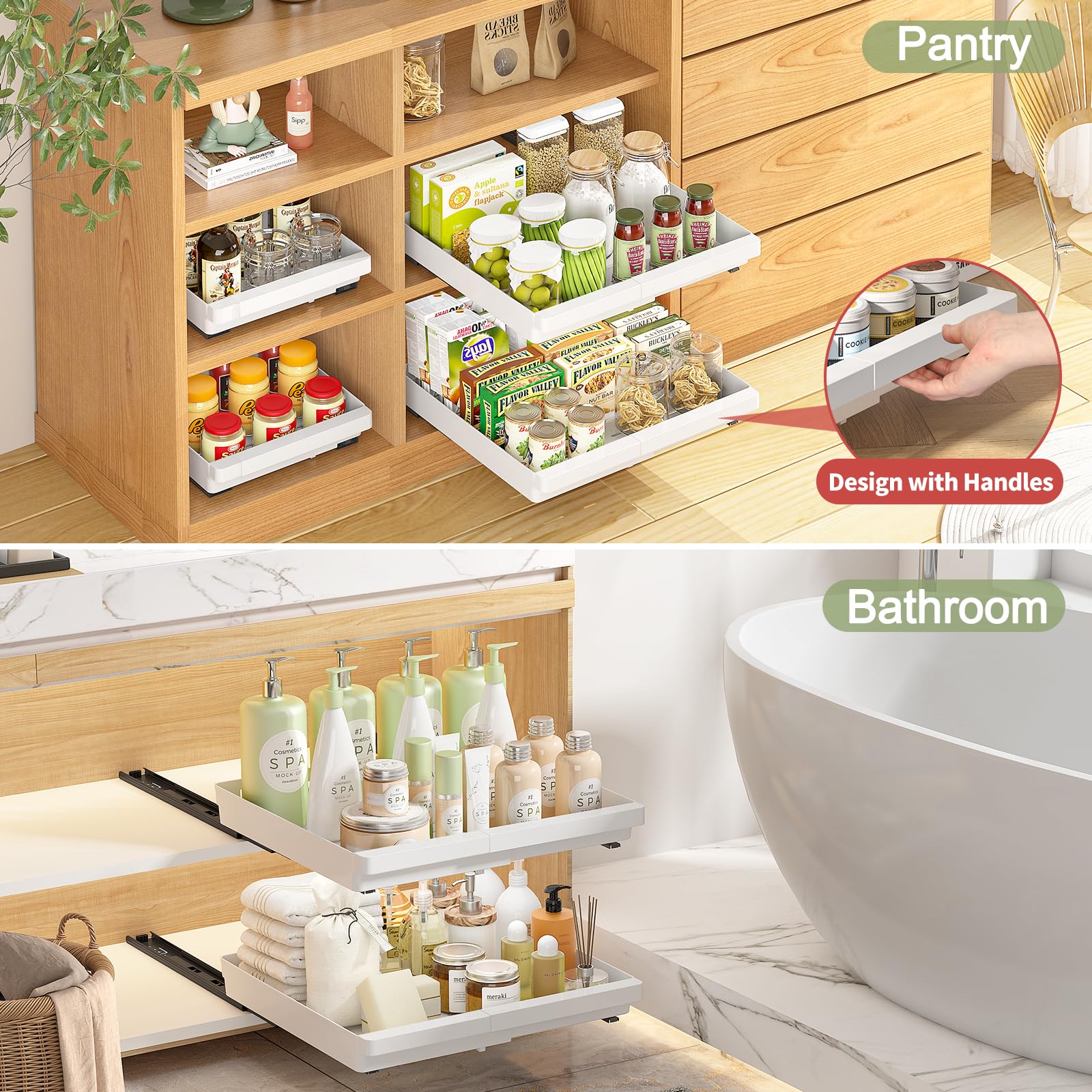 Ventilated bottom design by DOMNIU promotes airflow and dryness