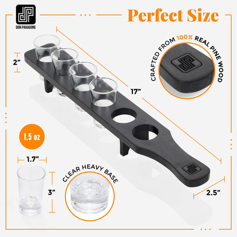Don Paragone gift-ready barware set adds style to any home.