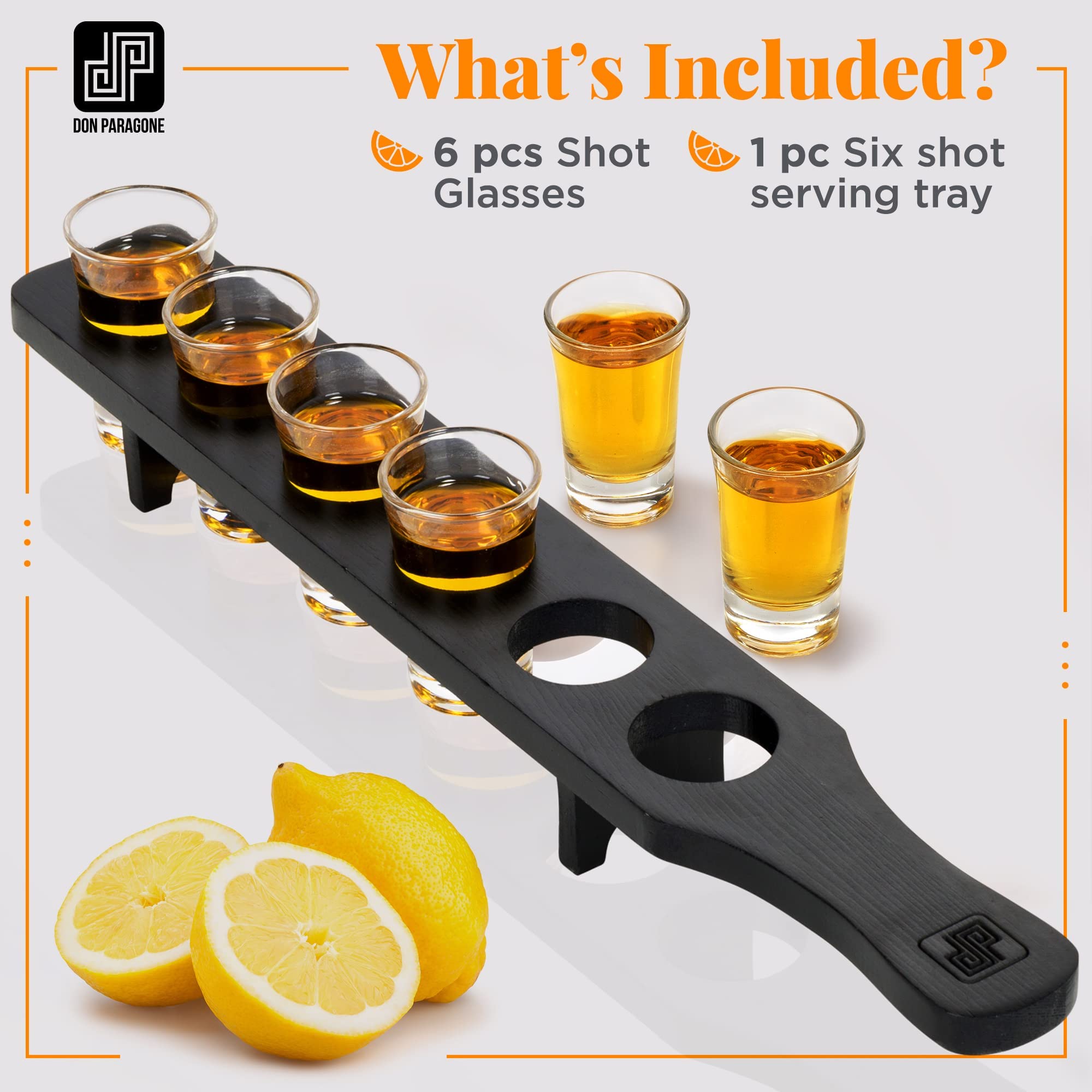 Don Paragone real pine wood grain adds rustic charm to any bar.