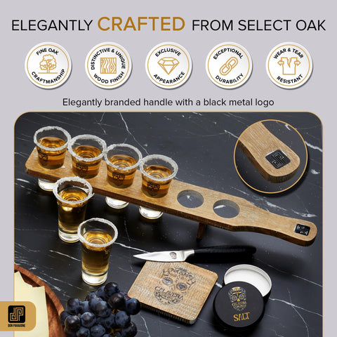 Don Paragone salt tin and bottle pourer for smooth pours