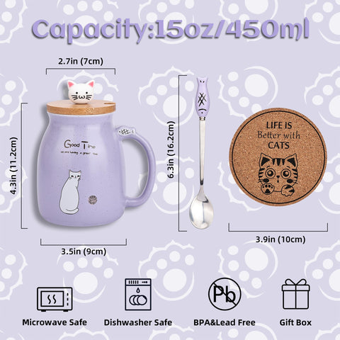 DONGSHANGIFT Fish-shaped spoon included for stylish stirring