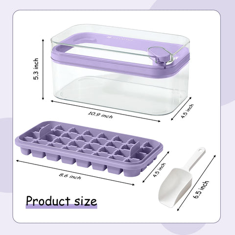 Doonly food-grade ABS/PP tray ensures safe freezing for beverages and snacks.