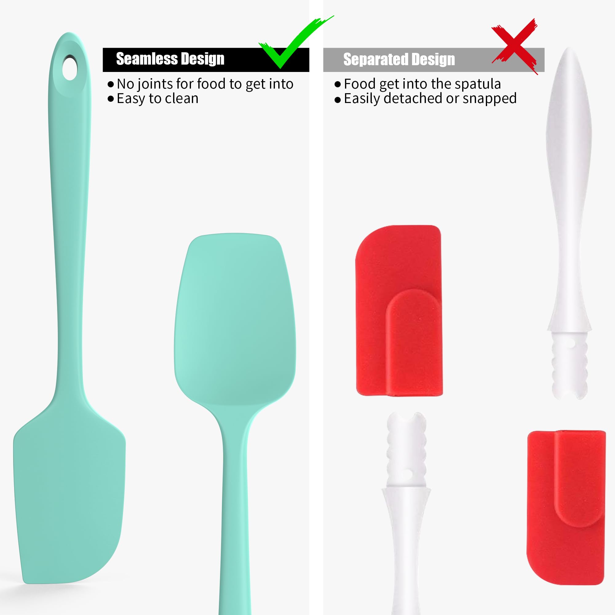 Doosu Aqua Sky multipurpose set handles diverse kitchen tasks with heat-resistant silicone.