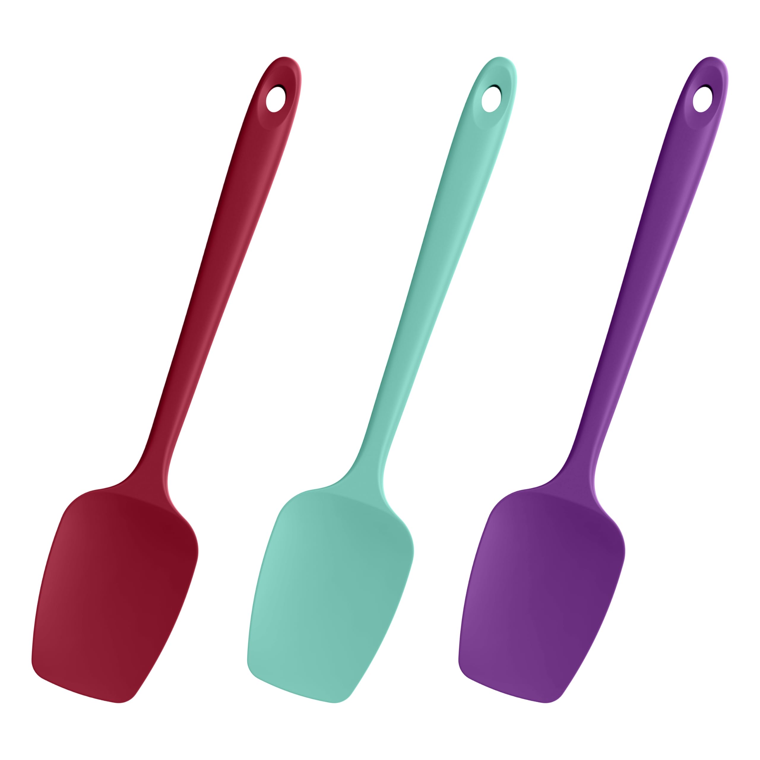 Doosu heat-resistant silicone spatula set withstands 600°F for high-heat cooking.