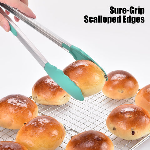 Heavy-duty spring on Doosu tongs offers quick rebound and control.