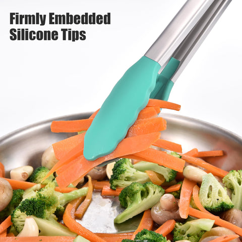 Ring-lock closure keeps Doosu tongs securely closed for storage.