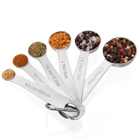 Doosu measuring spoons set with nesting design for organized storage.