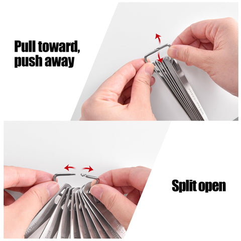 Doosu measuring spoons deep bowls prevent spills when measuring viscous ingredients.