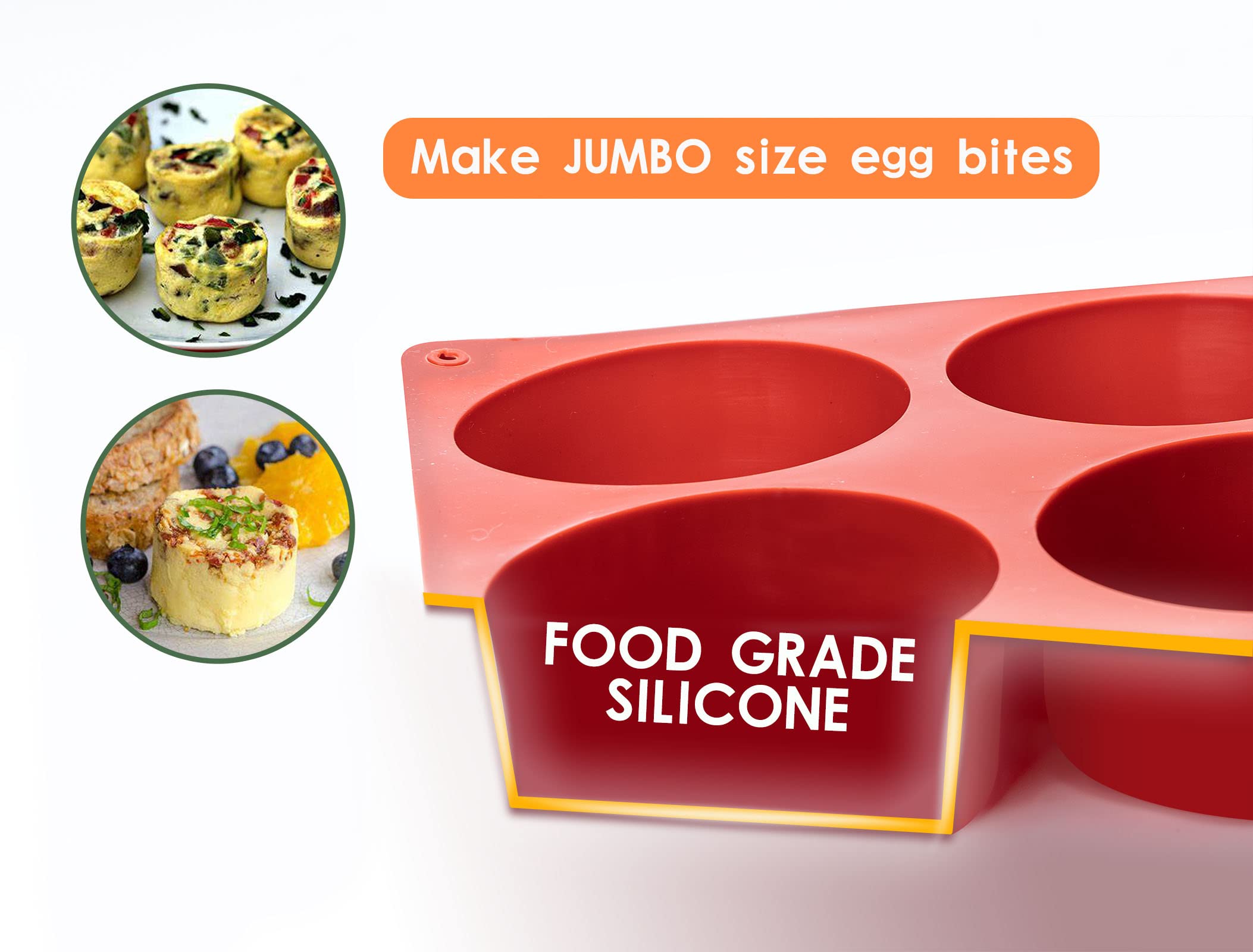 Dootafy nonstick silicone frittata pans for oven and air fryer.