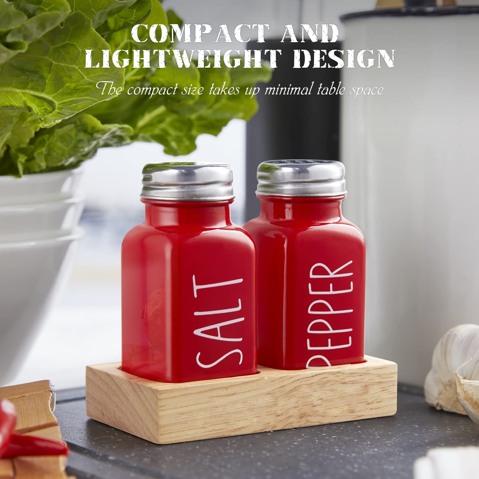Dopeca salt shaker with 13-hole lid for controlled seasoning.