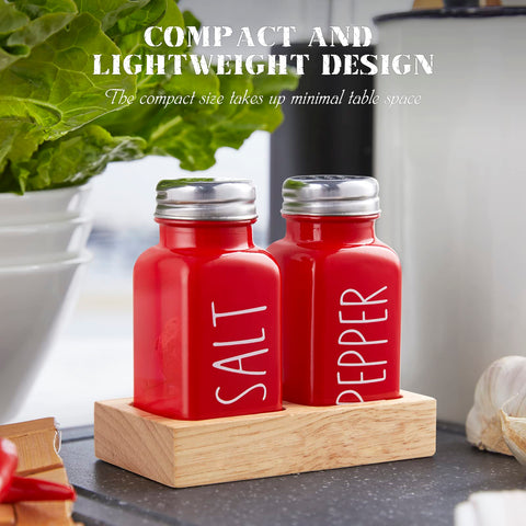 Dopeca salt shaker with 13-hole lid for controlled seasoning.