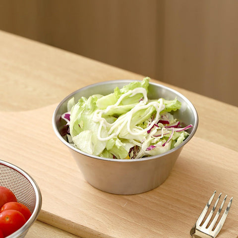 DOPMEP Compact kitchen storage colander saves countertop space