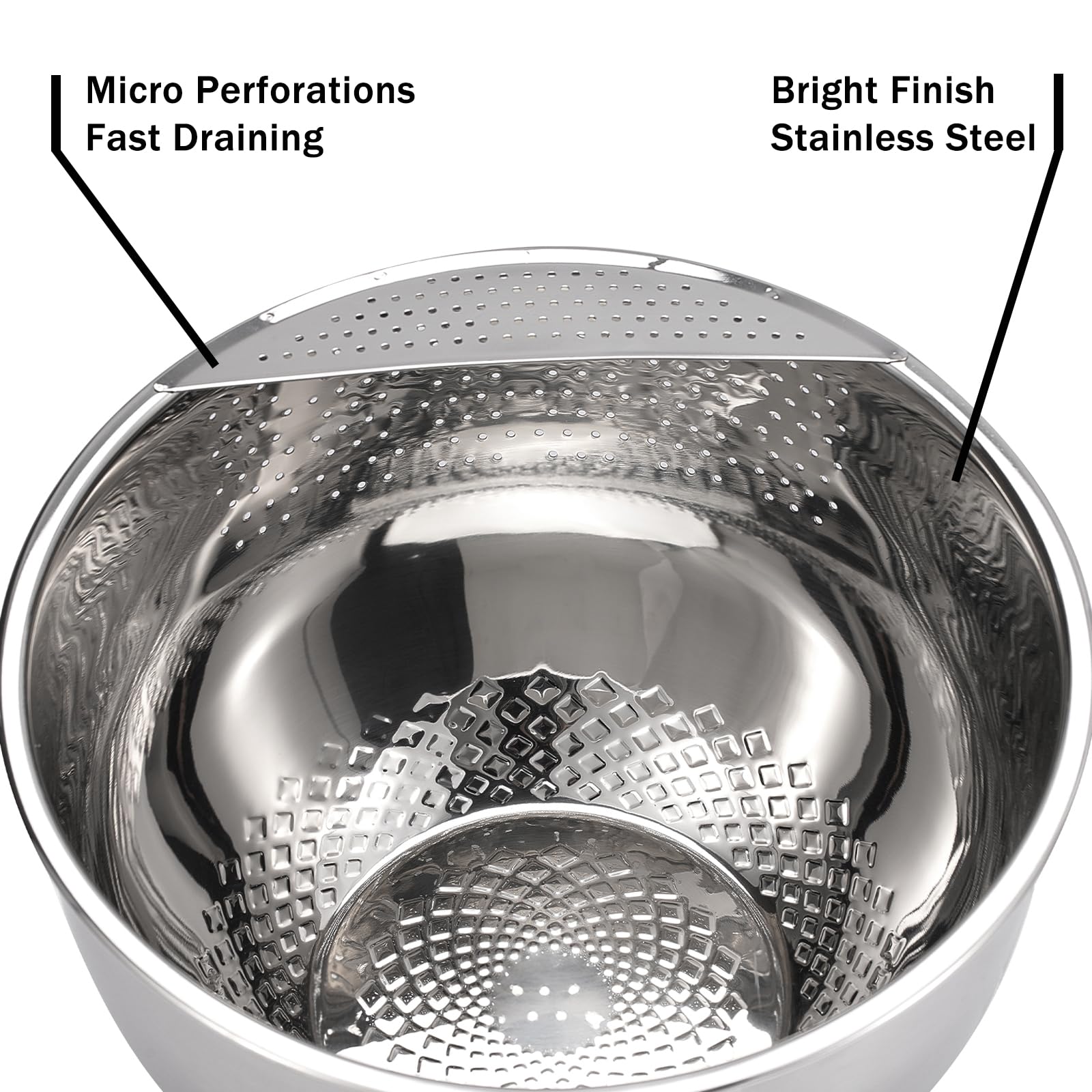 DOPMEP washing bowl with mesh strainer for fruits and vegetables