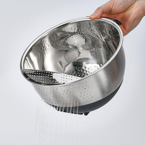 DOPMEP quinoa washer bowl with side drainers enables quick drainage