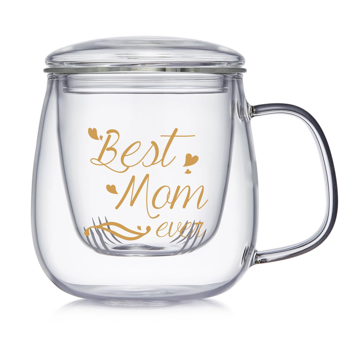 DOPUDO Best Mom Ever tea cup with gift box, ideal Mother’s Day gift.