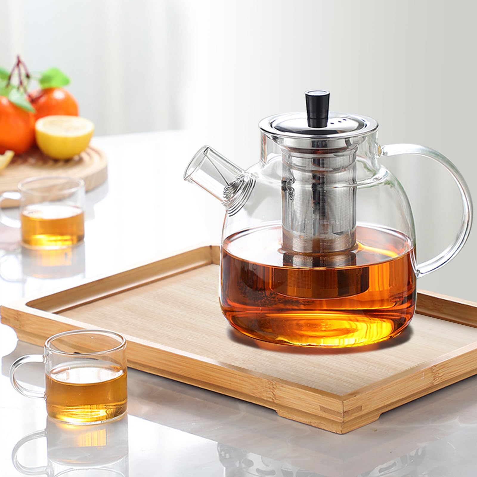 DOPUDO dishwasher-safe teapot for simple cleanup