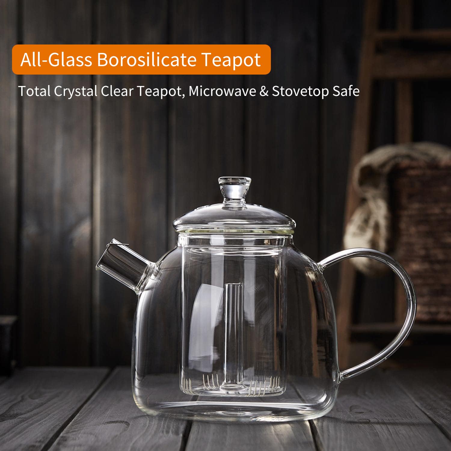 DOPUDO ergonomic handle and non-drip spout ease pouring.