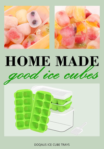 DOQAUS ice cubes for cocktails, coffee, soups, and more.
