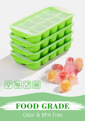 DOQAUS included storage bin and scoop keeps ice ready to serve.