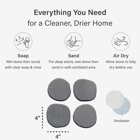Dorai coasters handle hot and cold drinks while staying dry.