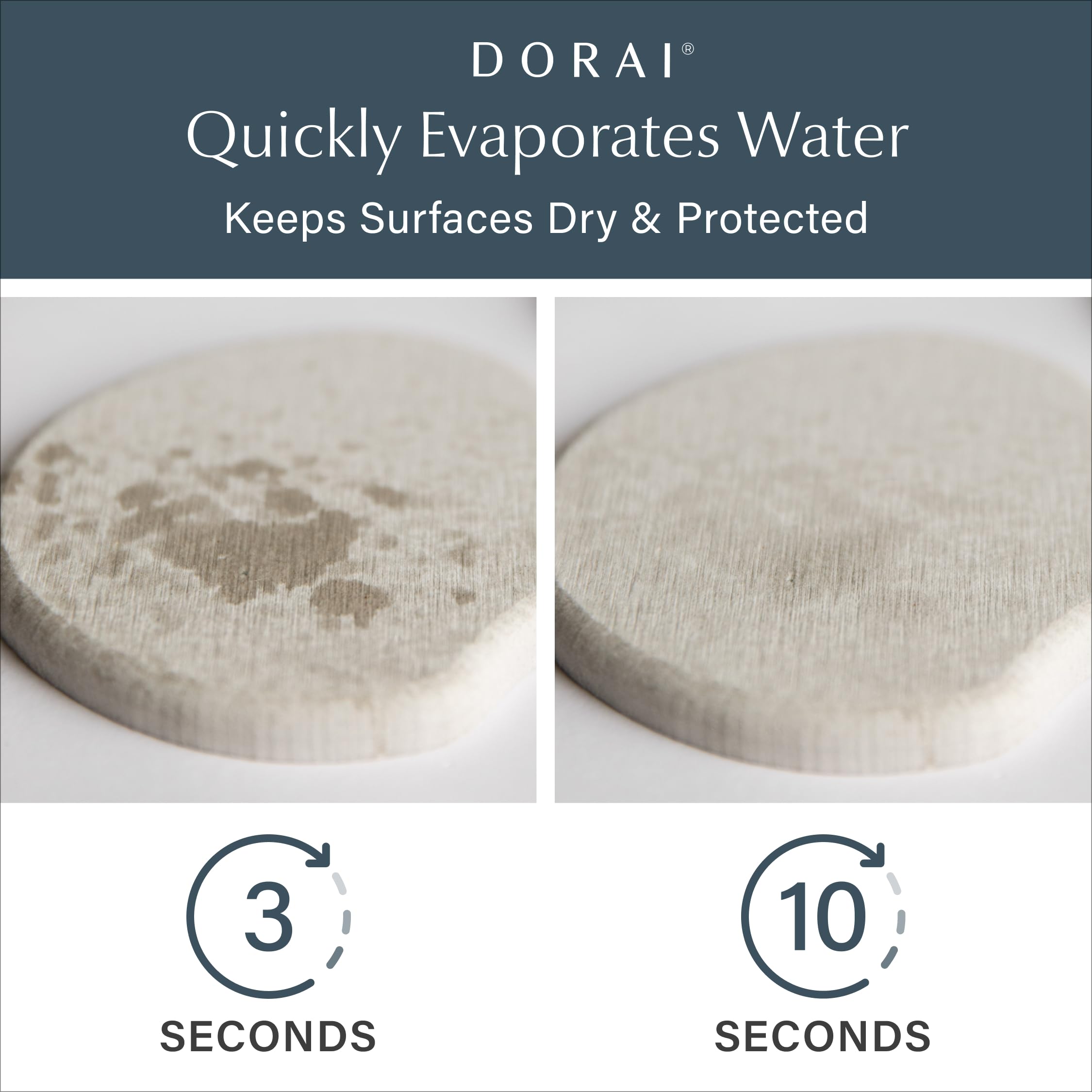 Close-up of Dorai diatomite coaster showing high absorbency in sandstone.