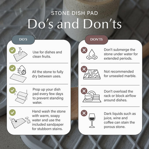 Slate Dorai Dish Pad complements modern kitchen design
