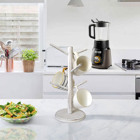 Dorhors coffee bar organizer adds natural style while reducing countertop clutter