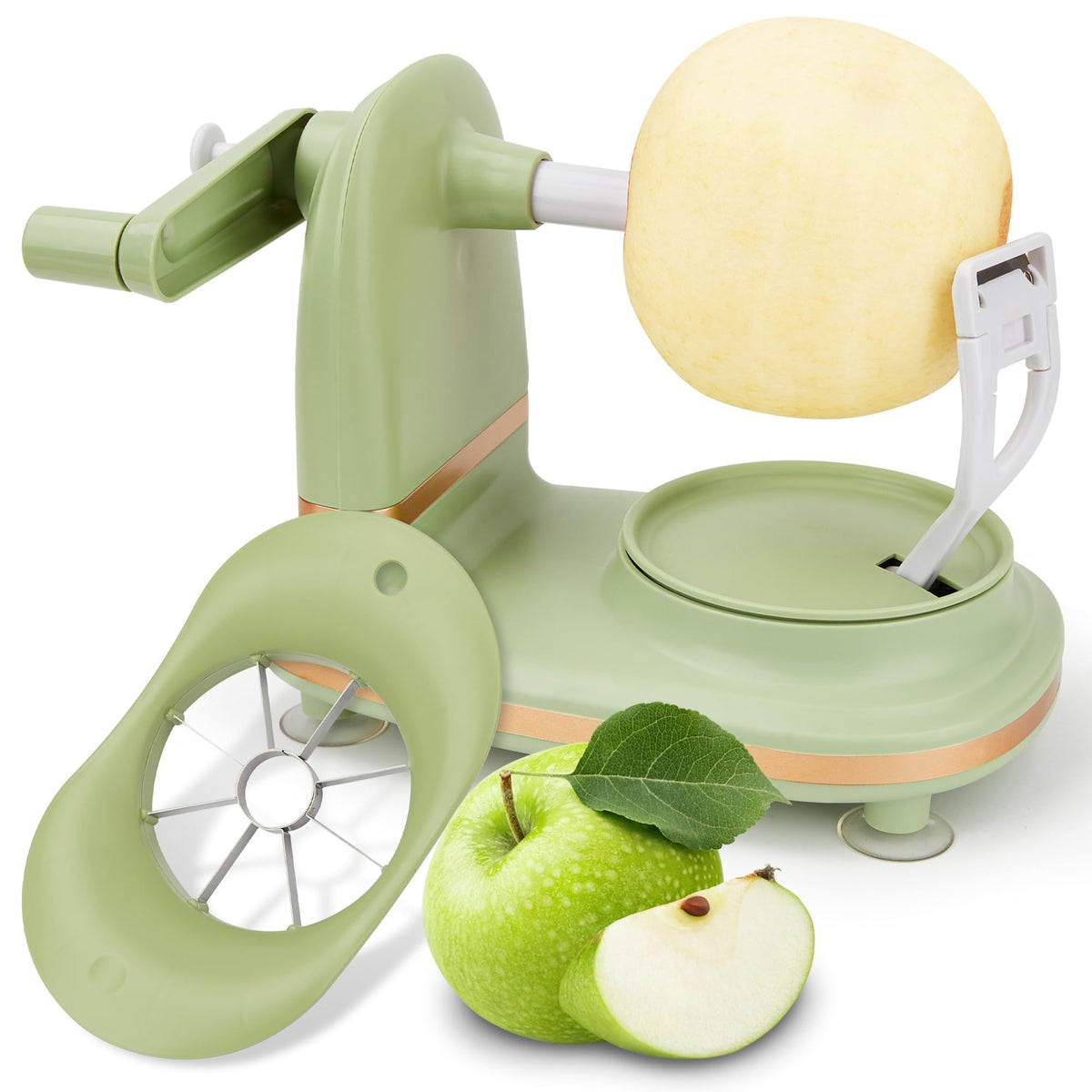 Dormercy Apple Peeler with ergonomic grip for quick, mess-free peeling