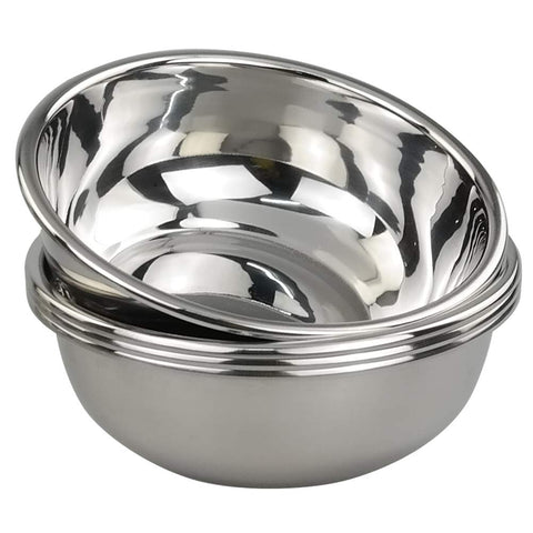 Doryh mixing bowls top view highlights a wide opening for easy whisking and mixing.