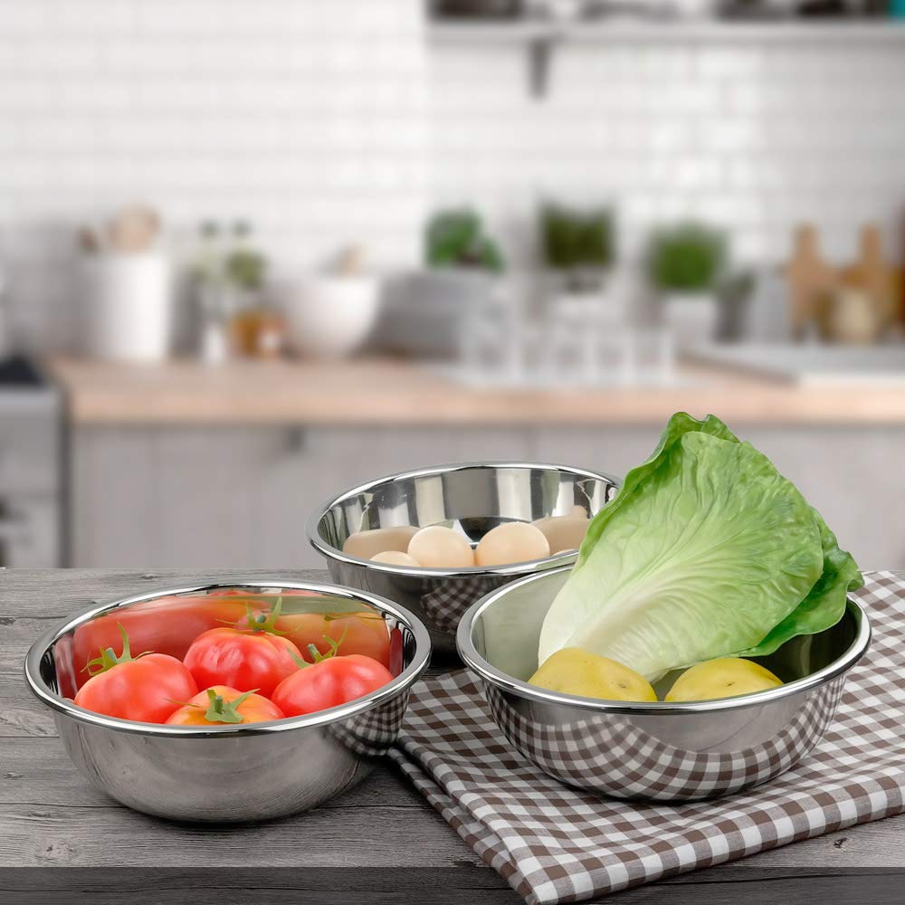 Doryh stainless steel bowl set 4 offers durable, rust-resistant performance for daily cooking.