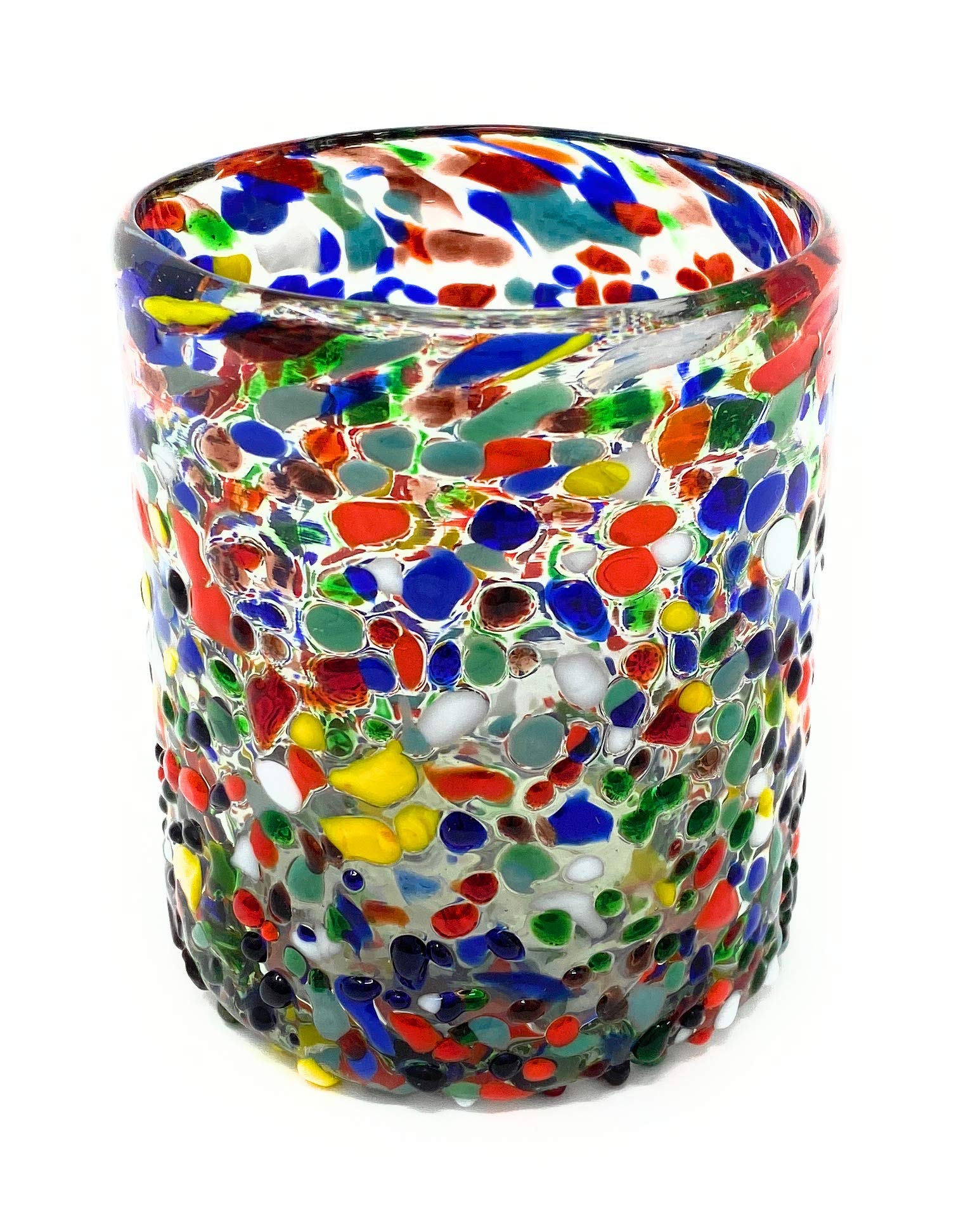 Size details: Dos Sueños 10 oz glass measures 3.9 inches tall and 3.15 inches wide.