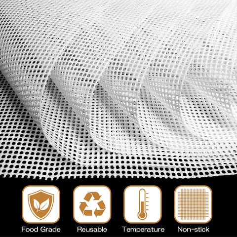 DOSTK BPA-free silicone sheets provide safe, non-stick dehydration.
