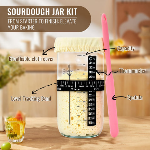 Dotela Sourdough Starter Kit oval basket helps shape perfect loaves.