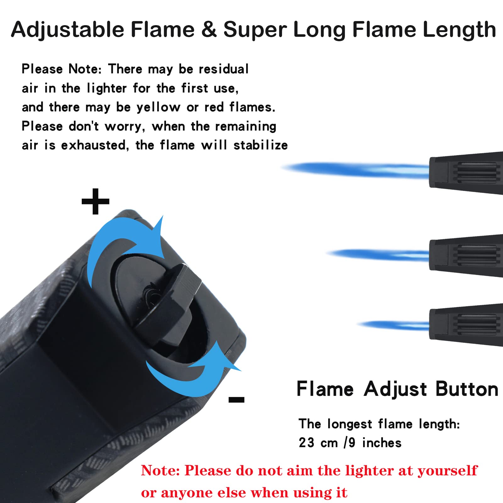 DOUBFIVSY adjustable flame wheel enables customizable flame height for diverse tasks
