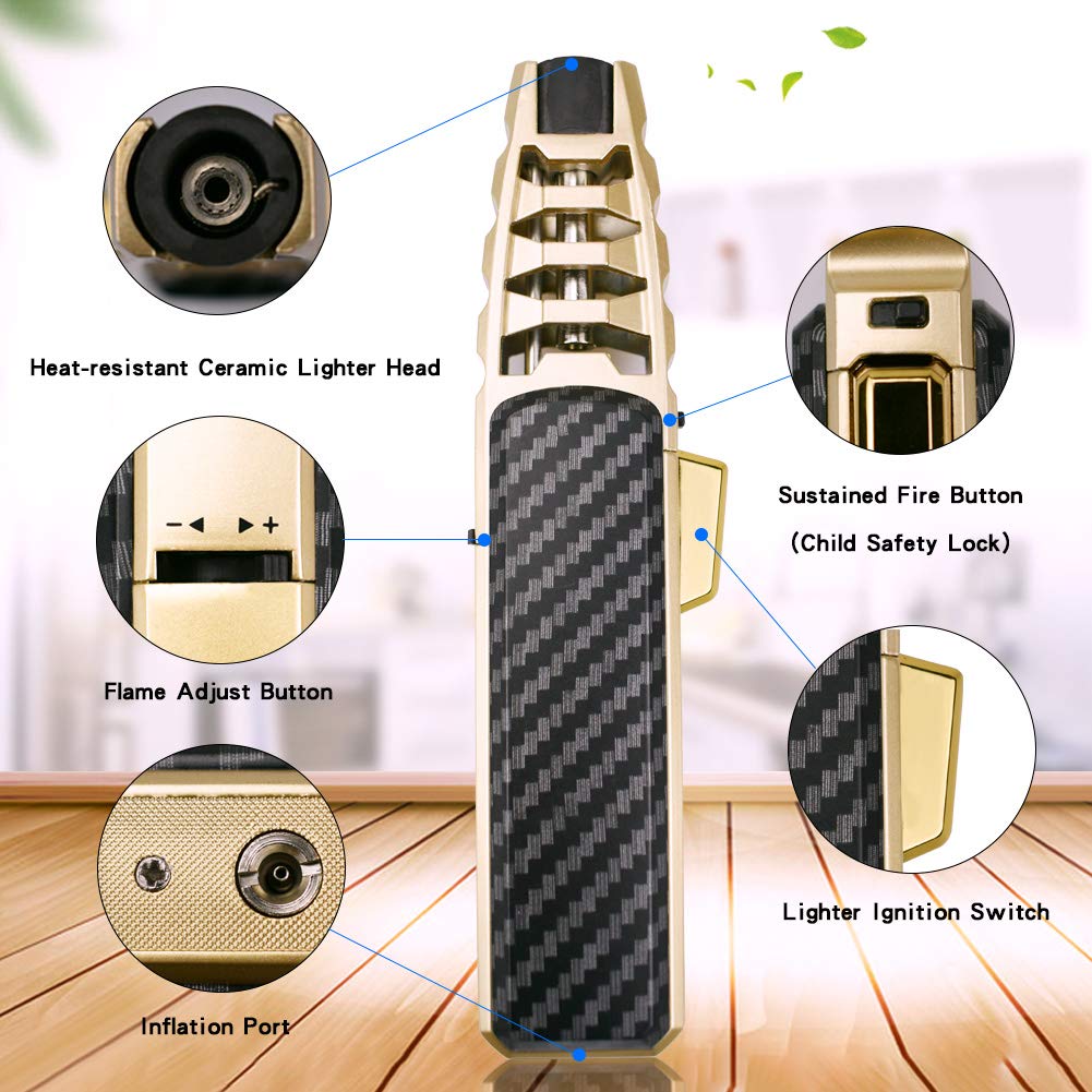 DOUBFIVSY safety lock ensures safe operation in kitchen or outdoor settings.