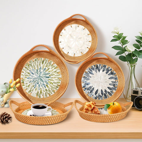 Double Gift entertaining tray for serving snacks and festive treats