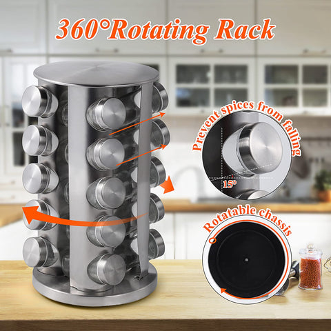 DOUBLE 2 C 360-degree rotating chassis enables effortless spice discovery
