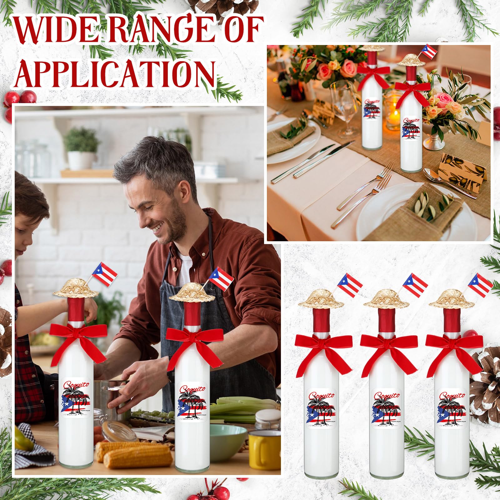 DoubleFill Puerto Rican toothpick flags enhance table presentation and gifting.