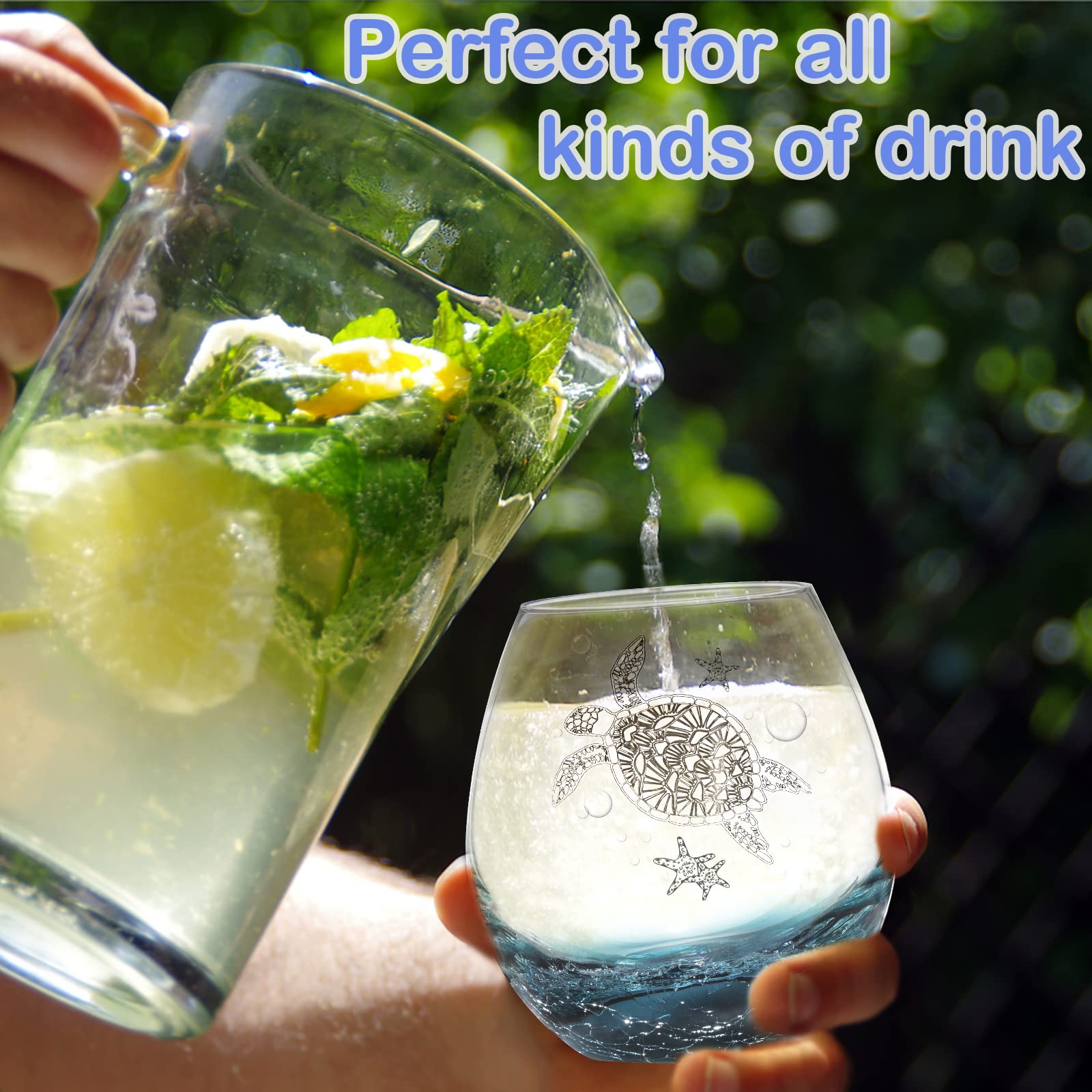 DOUDIZHU durable stemless design for everyday use.