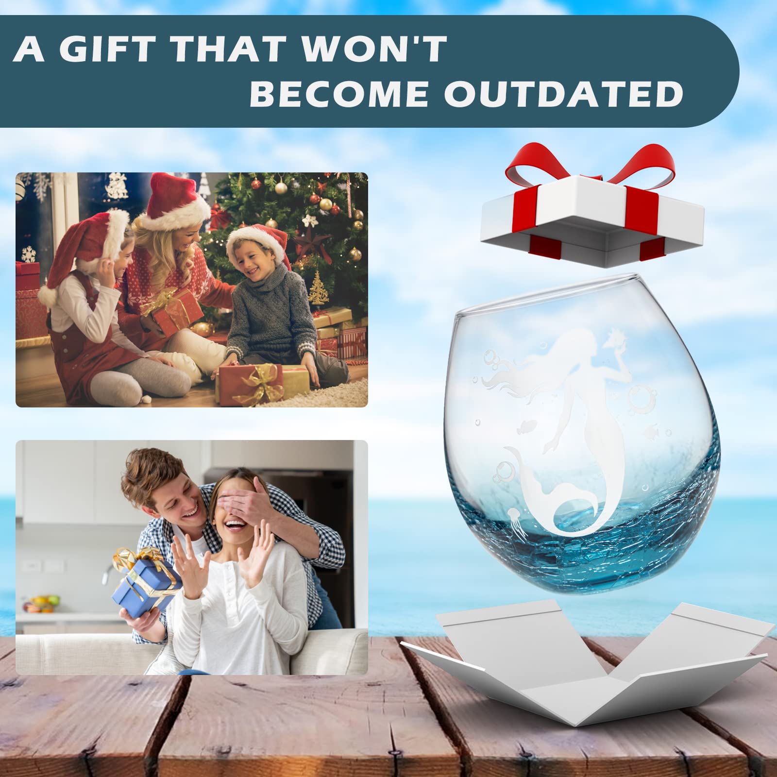 DOUDIZHU stemless wine glass, durable for daily use and travel.