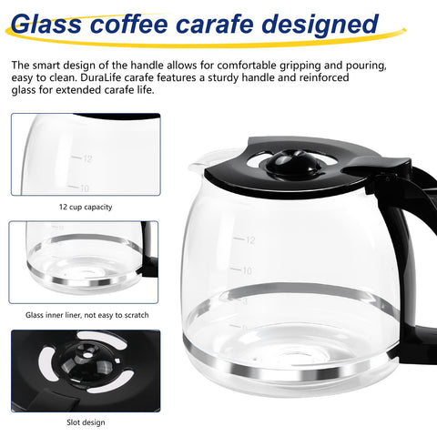 Close handle design enables a comfortable grip during pouring