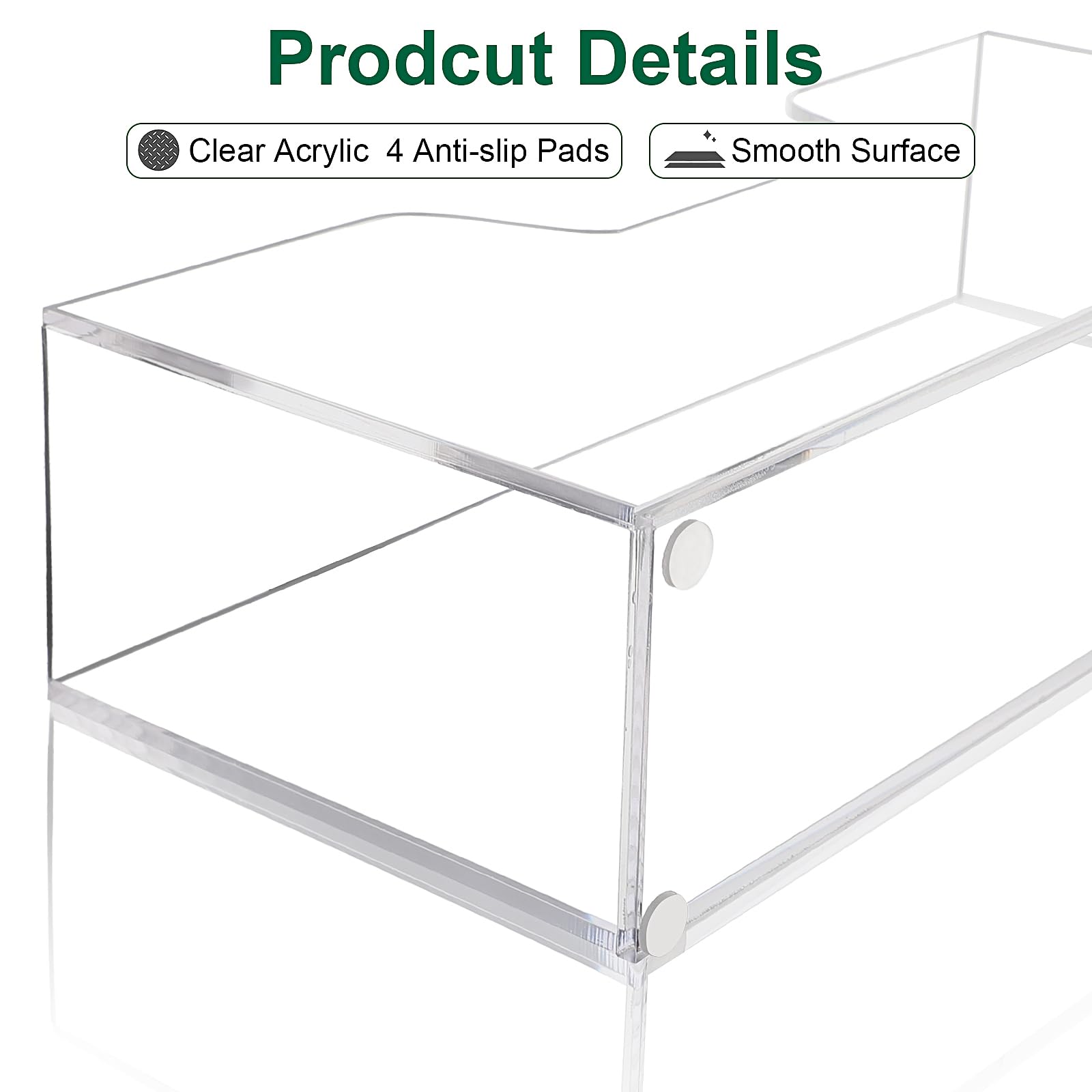 Douildhaiy napkin organizer with non-slip feet keeps surfaces scratch-free